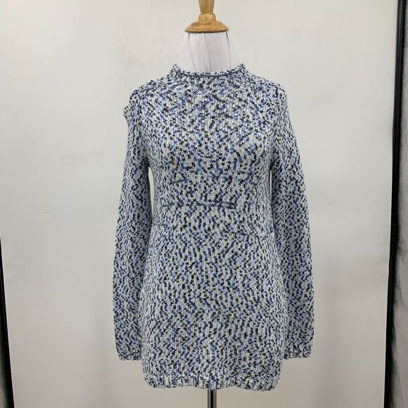 Talbots Marled Knit Heavy Sweater Womens P Petite High Neck Chunky Pullover - Picture 2 of 10